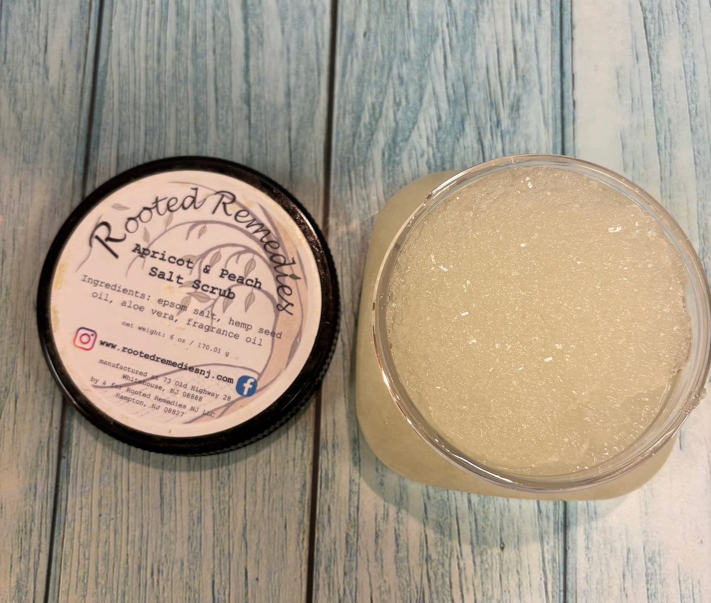 Apricot & Peach Salt Scrub